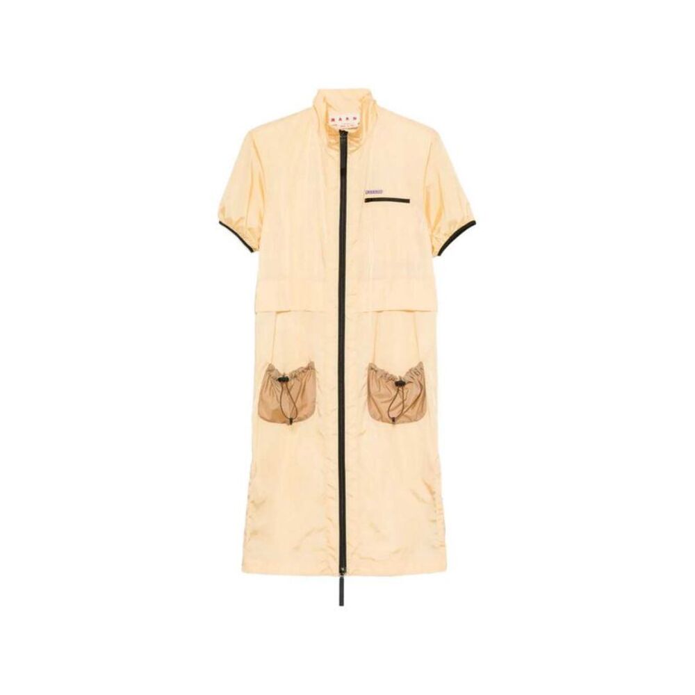Marni Women Zip-Front Dress With Drawstring Waist